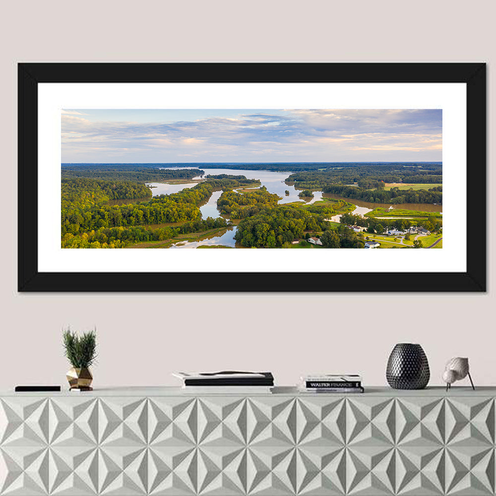 Lake Oconee Aerial Landscape Wall Art