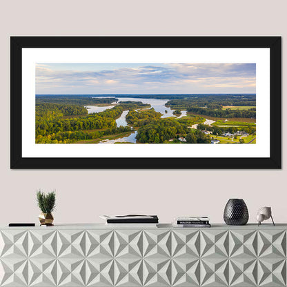 Lake Oconee Aerial Landscape Wall Art