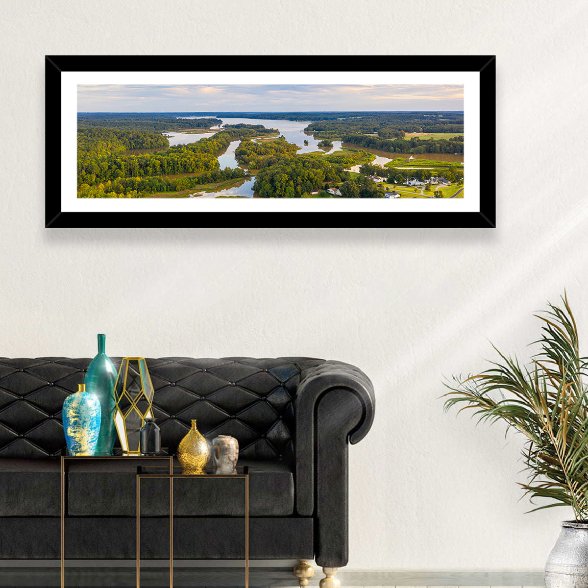 Lake Oconee Aerial Landscape Wall Art