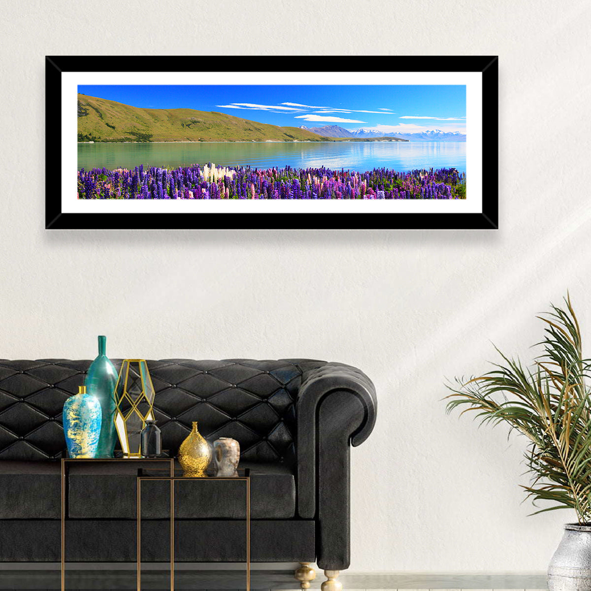 Lake Tekapo Lupine Fields Wall Art