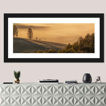 Misty Valley Morning Light Wall Art