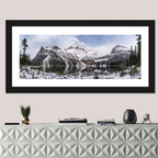Lake O Hara Winter Reflection Wall Art
