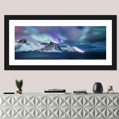 Northern Lights Over Norway Wall Art