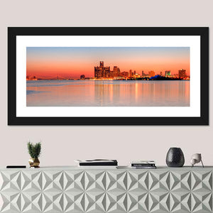 Detroit Skyline Wall Art