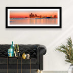 Detroit Golden Hour Skyline Wall Art
