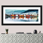 Bryggen Waterfront, Bergen Wall Art