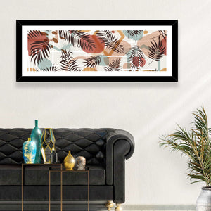 Geometric Tropical Pattern Wall Art