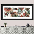 Geometric Tropical Pattern Wall Art