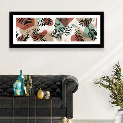 Geometric Tropical Pattern Wall Art