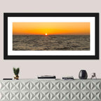Golden Sunset Over Lake Ijssel Wall Art