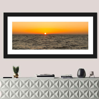Golden Sunset Over Lake Ijssel Wall Art