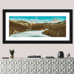 Lago Di Misurina Winter View Wall Art