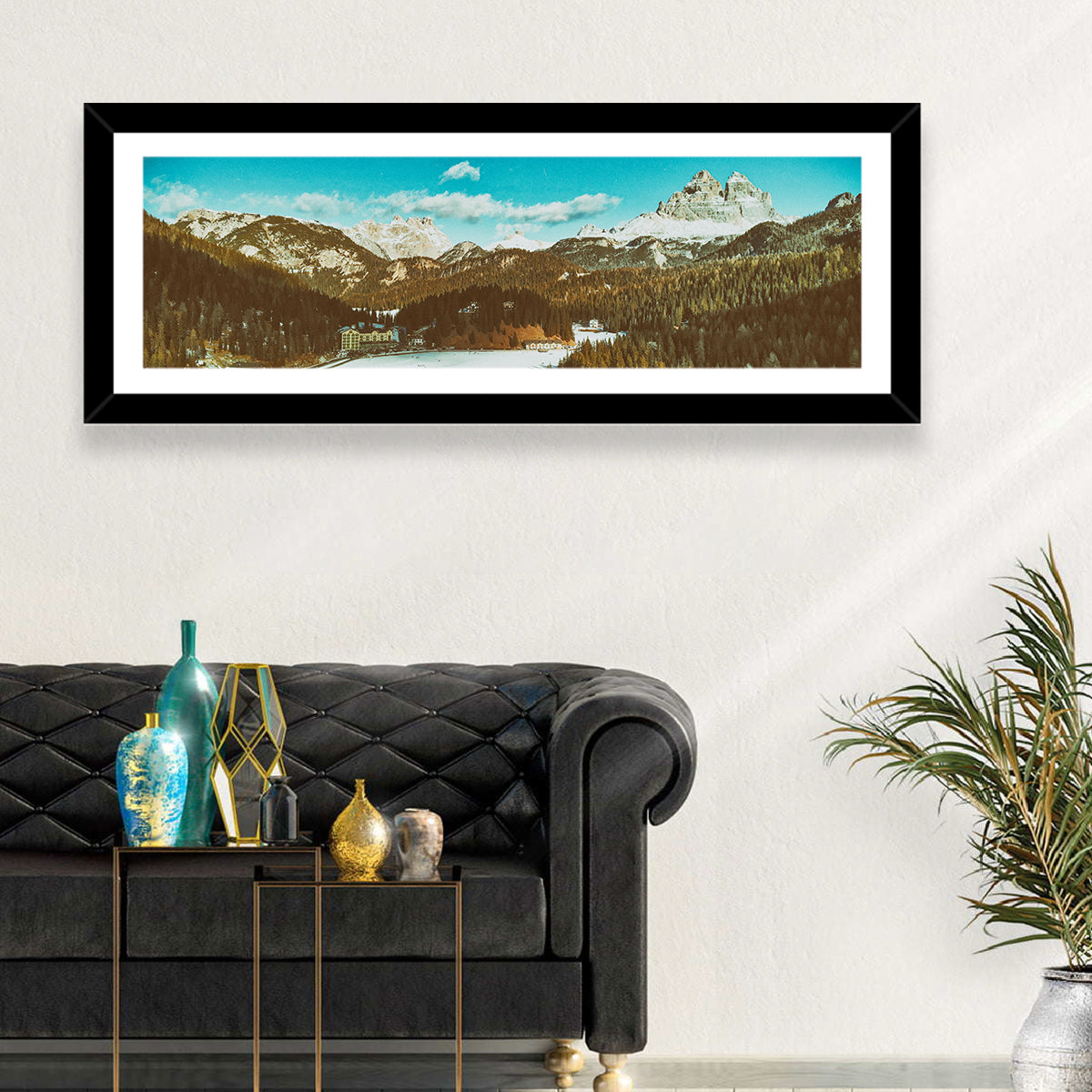 Lago Di Misurina Winter View Wall Art
