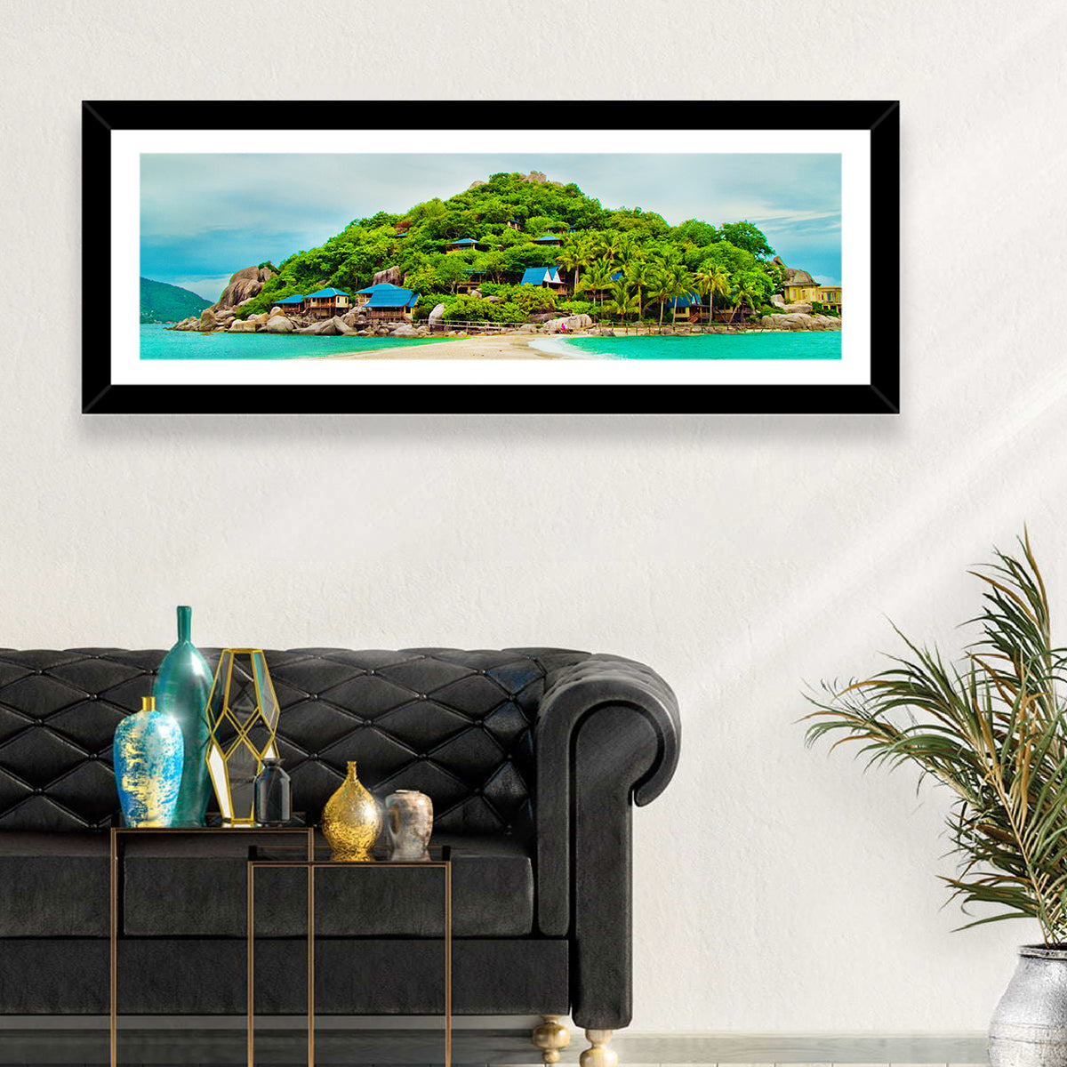 Koh Nang Yuan Sandbar Island Beach Wall Art