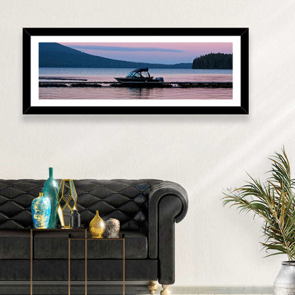 Odell Lake Dock at Twilight Wall Art