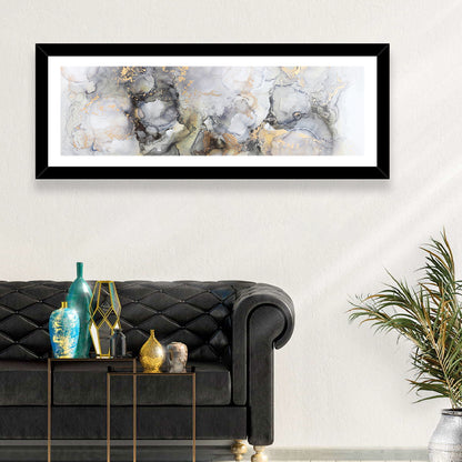 Gold Foil Marble Abstract Wall Art