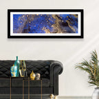 Blue Rush Abstract Wall Art