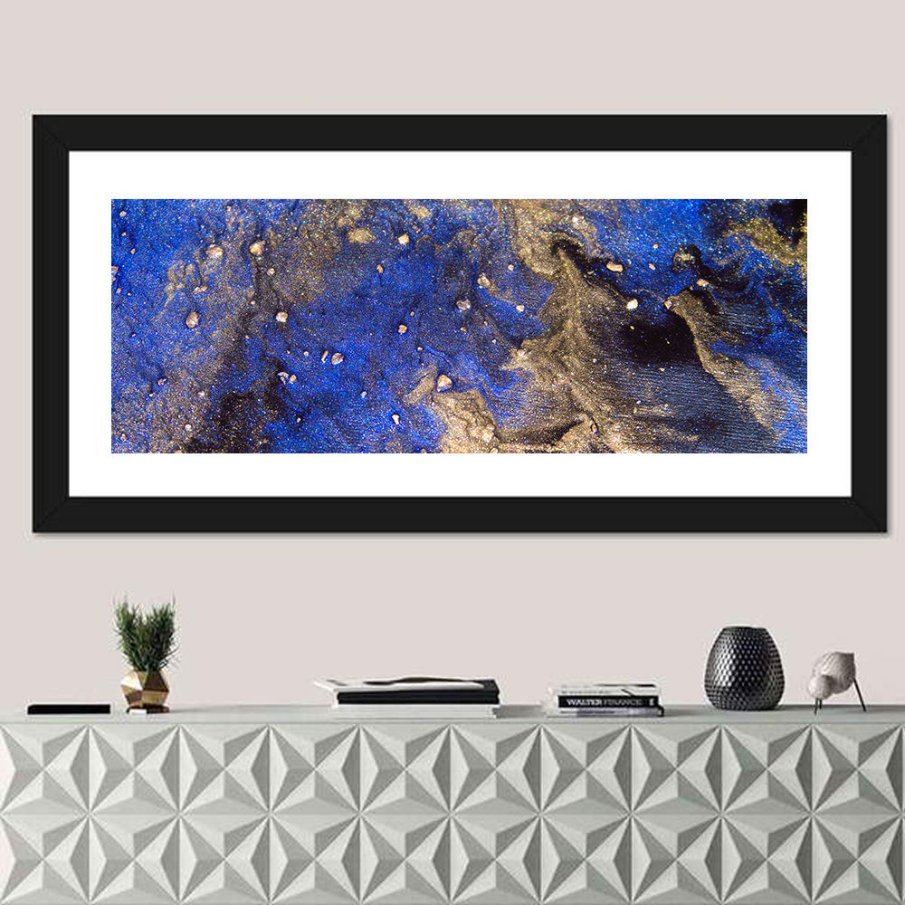 Blue Rush Abstract Wall Art