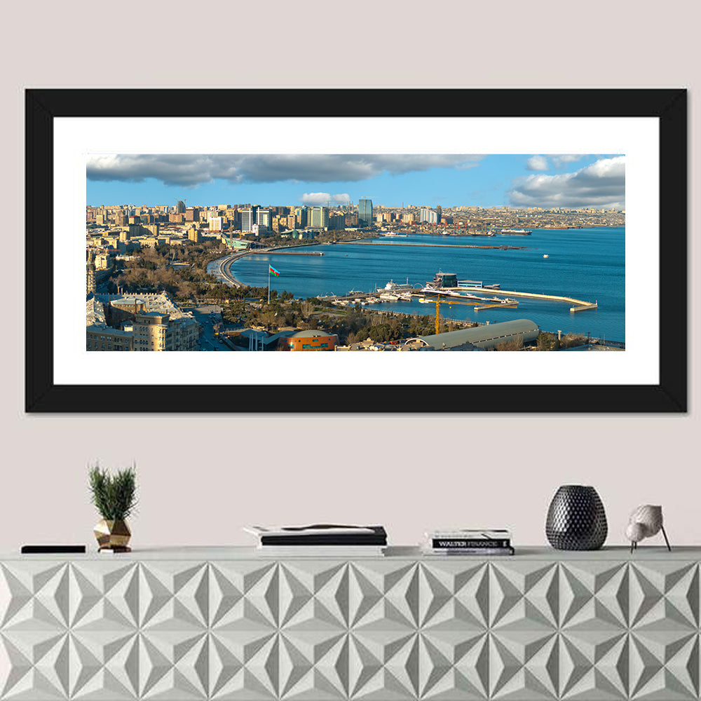 Baku Waterfront Skyline Wall Art
