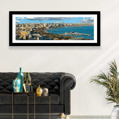 Baku Waterfront Skyline Wall Art