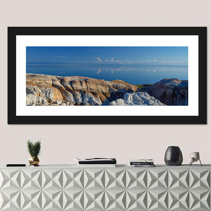 Shekelmes Tract Cliff Over Lake Wall Art
