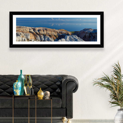 Shekelmes Tract Cliff Over Lake Wall Art