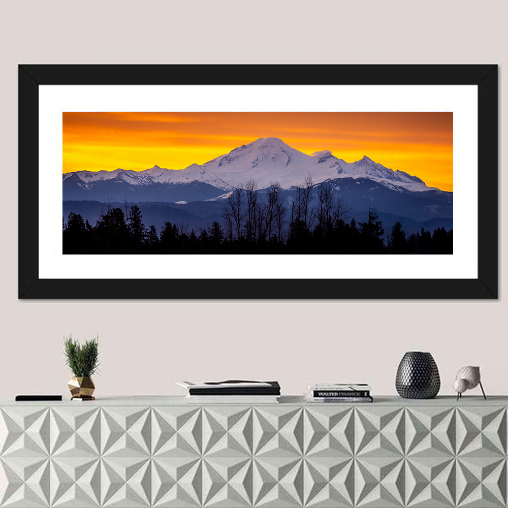 Sunrise Over Mount Baker Wall Art