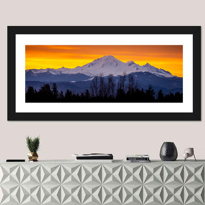 Sunrise Over Mount Baker Wall Art