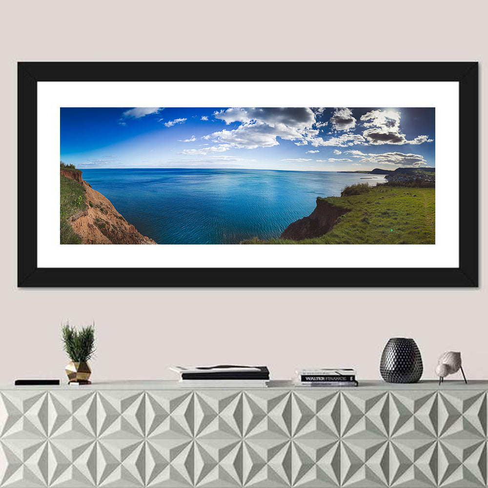 Sidmouth Cliffs and Sea View Wall Art