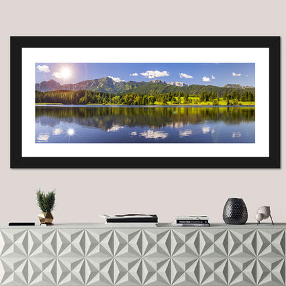 Bavarian Alpine Lake Reflection Wall Art