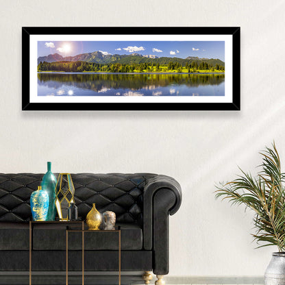 Bavarian Alpine Lake Reflection Wall Art