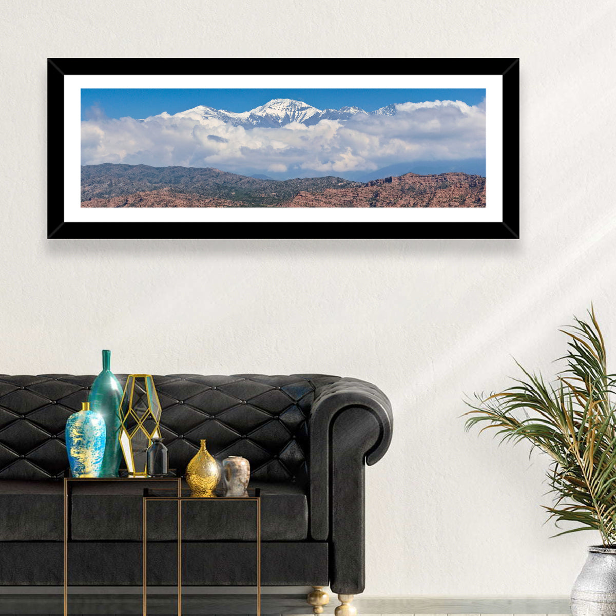 El Plata Snowcapped Peaks Above Cloud Deck Wall Art