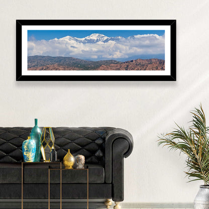 El Plata Snowcapped Peaks Above Cloud Deck Wall Art