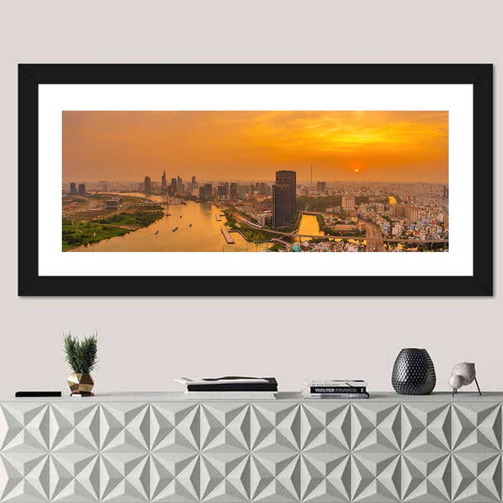 Landmark 81 Golden Hour Skyline Wall Art