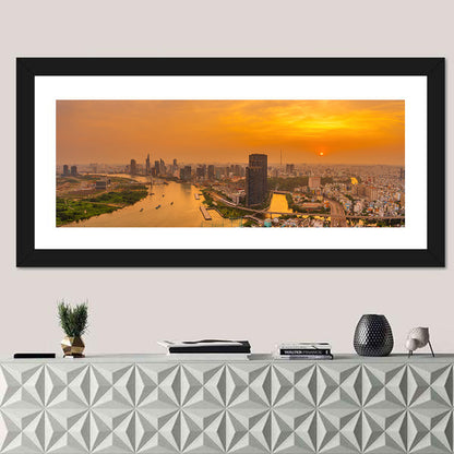 Landmark 81 Golden Hour Skyline Wall Art