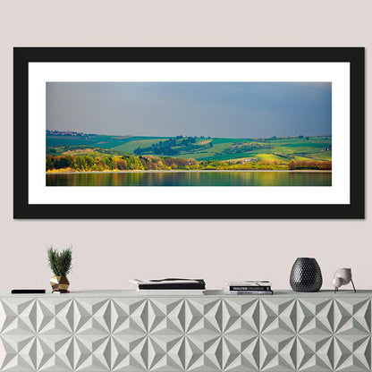 Liptovska Mara Lake Reflection Wall Art