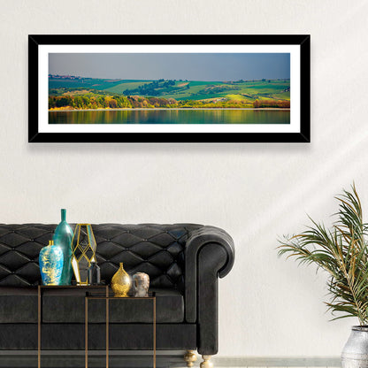 Liptovska Mara Lake Reflection Wall Art