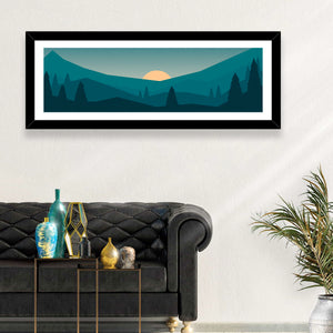 Black Forest Sunset Wall Art