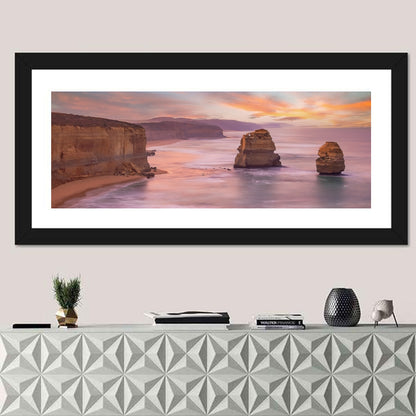 Twelve Apostles Sunset Sea Stacks Wall Art