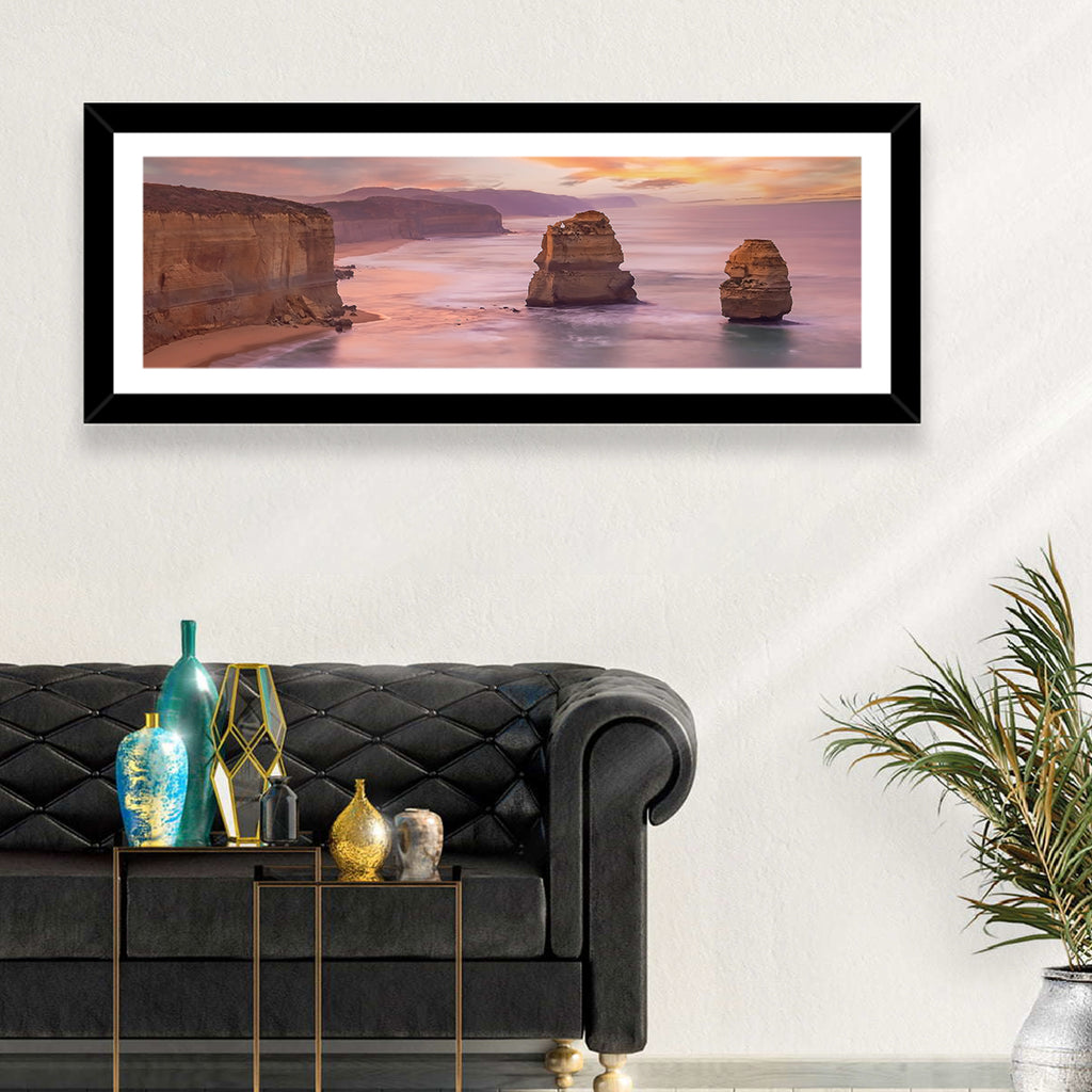 Twelve Apostles Sunset Sea Stacks Wall Art