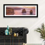 Twelve Apostles Sunset Sea Stacks Wall Art