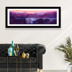 Forest Lake at Dusk Wall Art