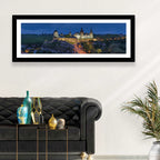 Kamianets-podilskyi Fortress at Dusk Wall Art