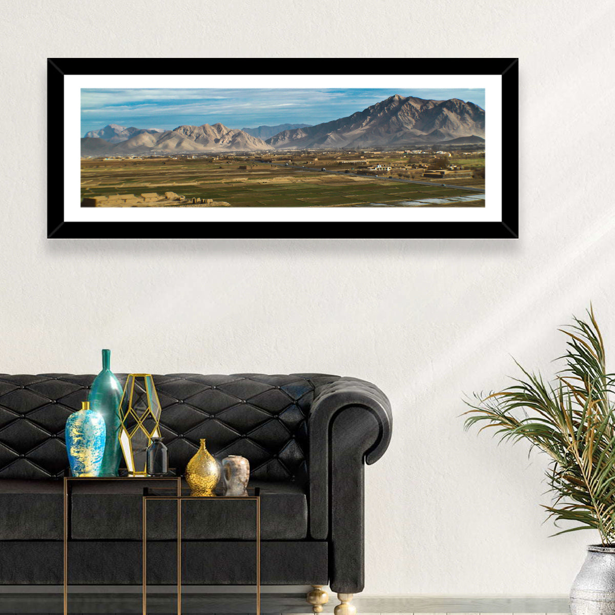 Patchwork Farmland Landscape Wall Art