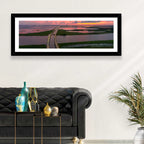 Mobile Bay Causeway at Dusk Wall Art