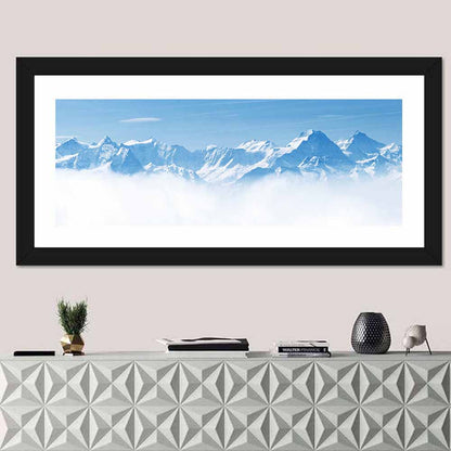 Pilatus Peaks Above Clouds Wall Art