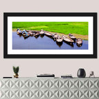 Boats at the Shoreline Wall Art