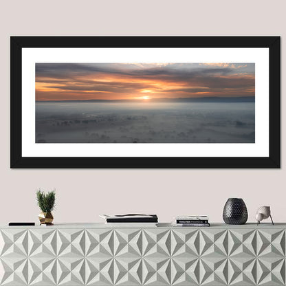 Rhine Plain Sunrise Wall Art