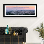 Estonian Misty Pine Landscape Wall Art