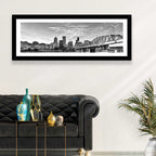 Portland Hawthorne Bridge Skyline Wall Art